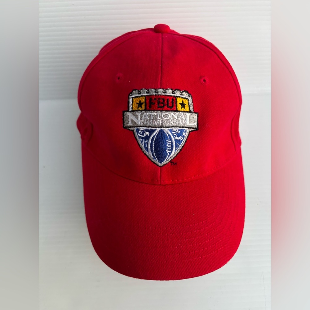 New Era FBU National‎ Championship Red Baseball Cap Adjustable Hat